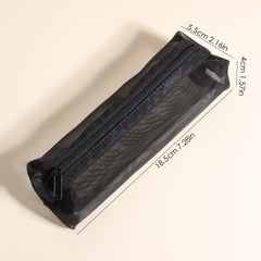 Travel Makeup Organizer with Zippered Pencil Case