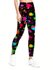 Print Fitness Gym Sports Leggings High Waist Yoga Workout Running Tight Pants
