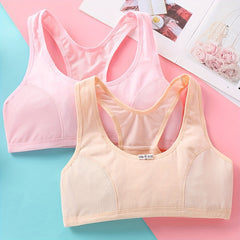 Girls Sports Underwear Teen Running Bra Seamless Stretch Tank Top