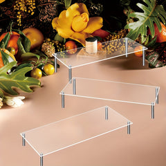 Acrylic Cake Display Stand 3mm Thickness Metal Bracket For Kids