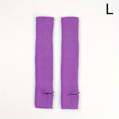 High Elastic Ribbed Knit Leg Warmers for Yoga Barre Ballet