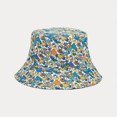 Colorful Mushroom Print Bucket Hat Lightweight Sunscreen Basin Hat