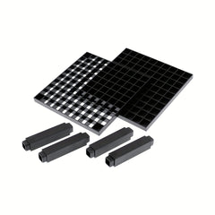 Plastic Pencil & Brush Holder Desk Support Storage Rack, 96 Holes