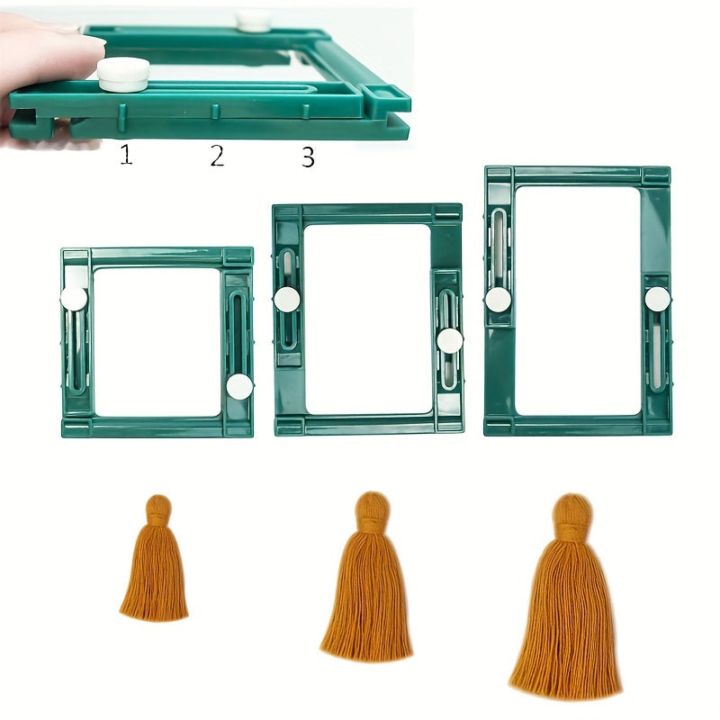 Adjustable Tassel Maker Square Tool DIY Hand Knitting
