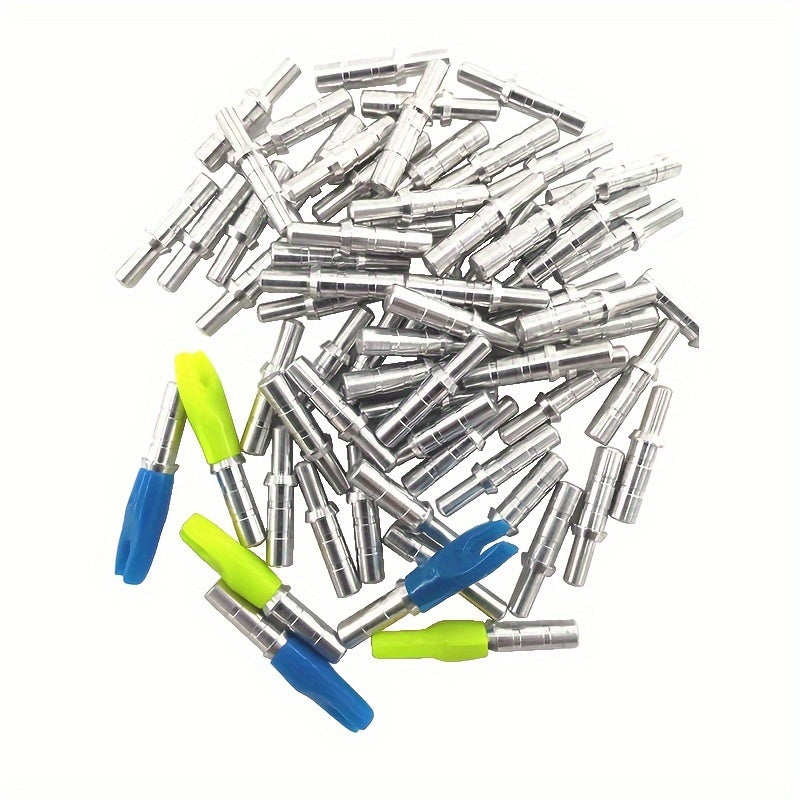 12pcs Aluminum Nock Pin for Carbon Arrow Shaft DIY Archery
