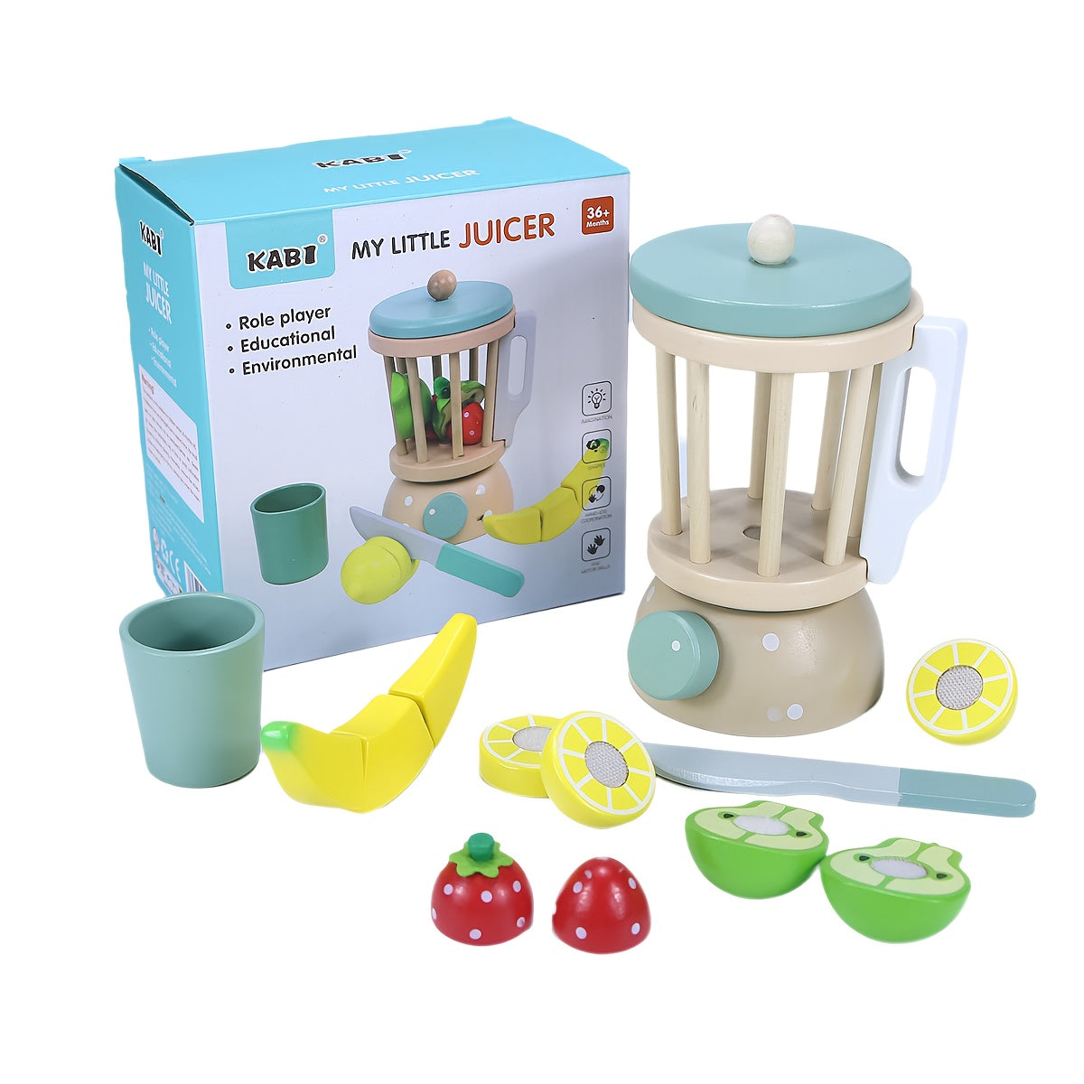 Kids Wooden Afternoon Tea Cooking Toy Set