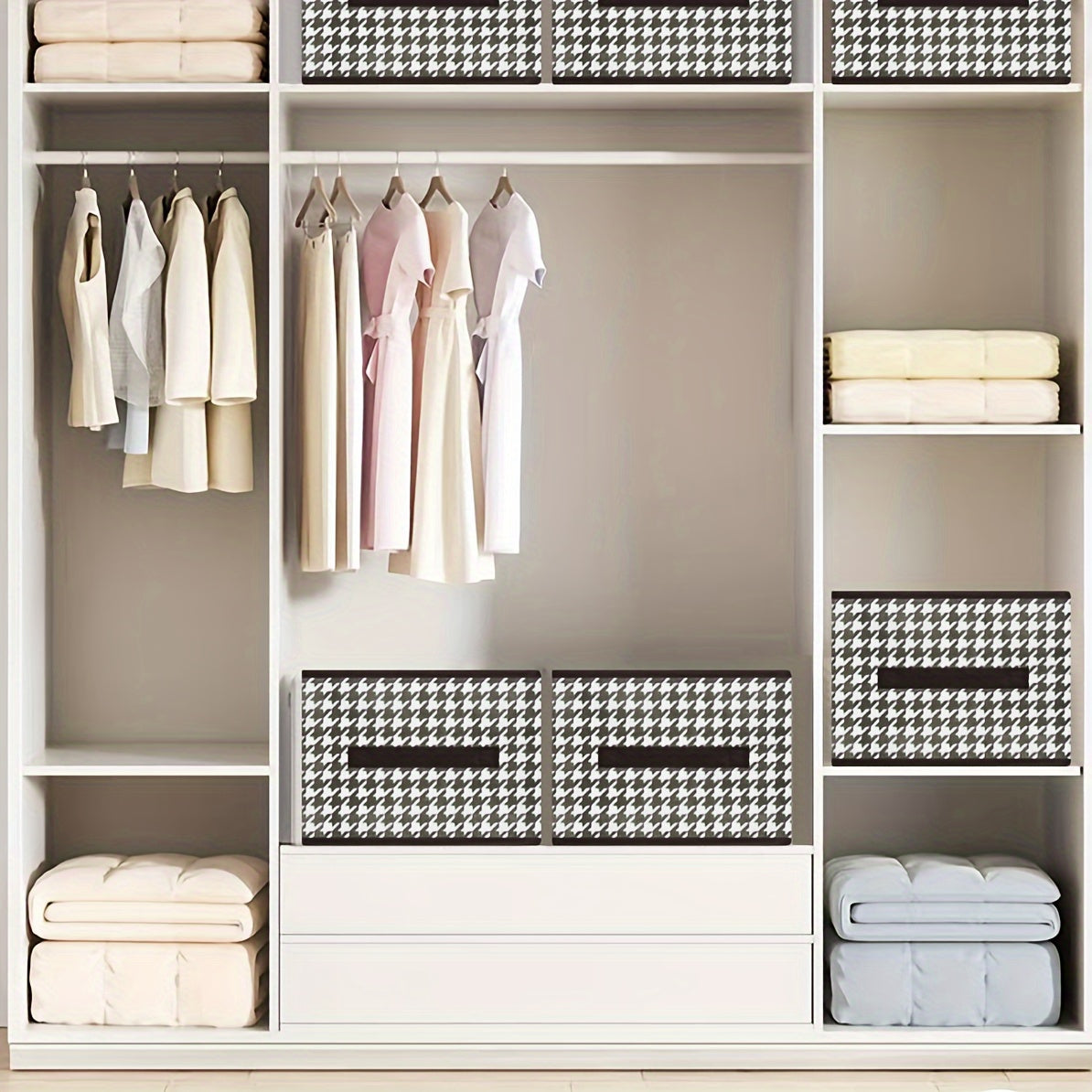 1pc Clothes Storage Box Modern PP Storage Containers For Organizing Bedroom