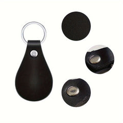 6pcs Multicolor PU Leather Keychain With Rivets