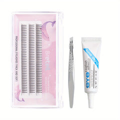 3 Rows A-shaped Lashes Cluster Grafted Eyelashes Set