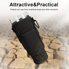 Neoprene Water Bottle Carrier Pouch 40 30Oz Cup Anti Scalding Protective Holder