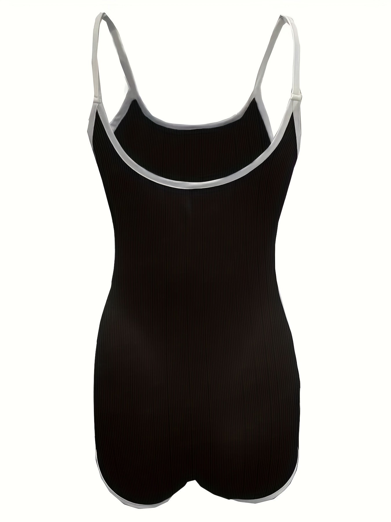 Comfy Scoop Neck Sleeveless Pajama Romper for Women