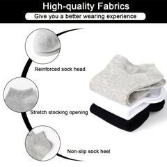 6 Pairs Solid Ankle Socks Comfy Short Women's Stockings Casual All match