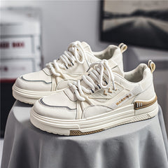Men's Non Slip Street Style Skate Shoes Casual Lace Up Sneakers