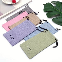 Eyeglass Pouch Elastic Opening Portable Storage Bag Lightweight Glasses Pouch