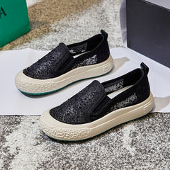 Women's Breathable Mesh Slip On Loafers Casual Walking Shoes