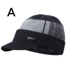 Thermal Fleece Hat Halter Set Thickened