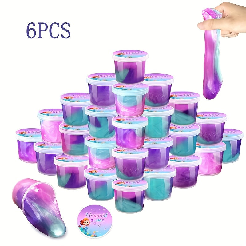 Mermaid Slime Kit DIY Toys Party Favor Gift Bag Stuffer Birthday Gift