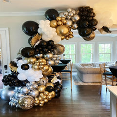 115pcs Golden Balloon Arch Set Party Decoration