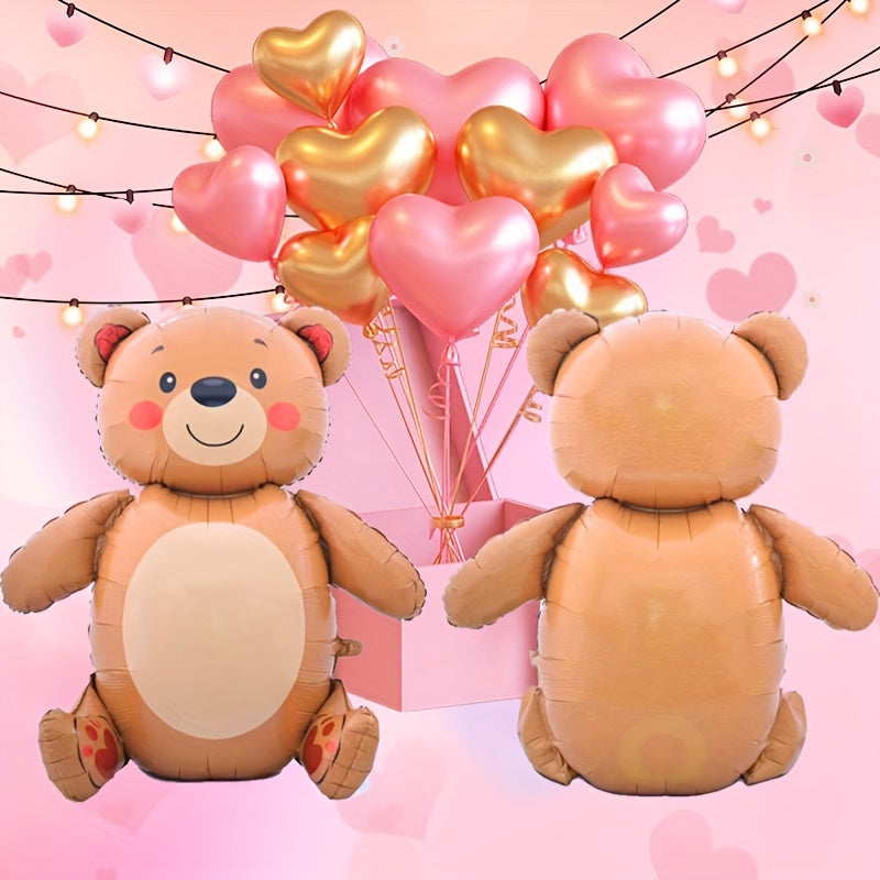 1pc Huge Sitting Bear Balloon Aluminum Film Sitting Balloon