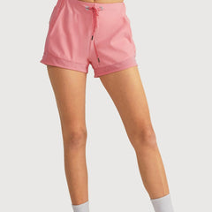 Women's High Waist Yoga Shorts with Drawstring
