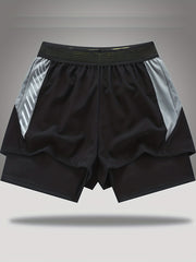 Men's Running Shorts Lightweight Quick Dry Elastic Waistband Shorts