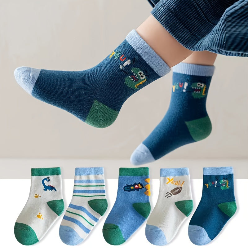 Kids Winter Warm Cartoon Socks, 6-8 Years