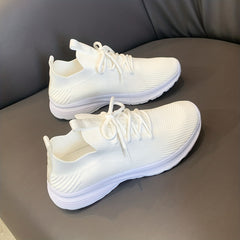 Women's Knitted Sports Shoes Lightweight Running Sneakers