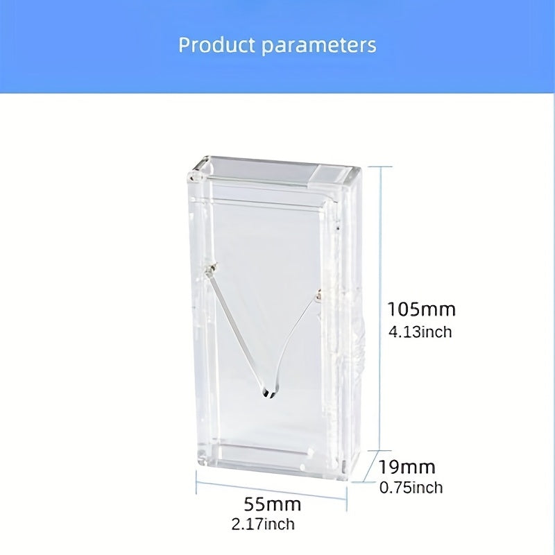 Transparent Automatic Cigarette Box Two In One Capacity Of 20 Cigarettes