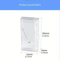 Transparent Automatic Cigarette Box Two In One Capacity Of 20 Cigarettes