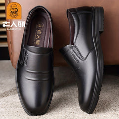 Men's Pointed Toe Oxford Shoes Non Slip Formal Shoes for Wedding Business