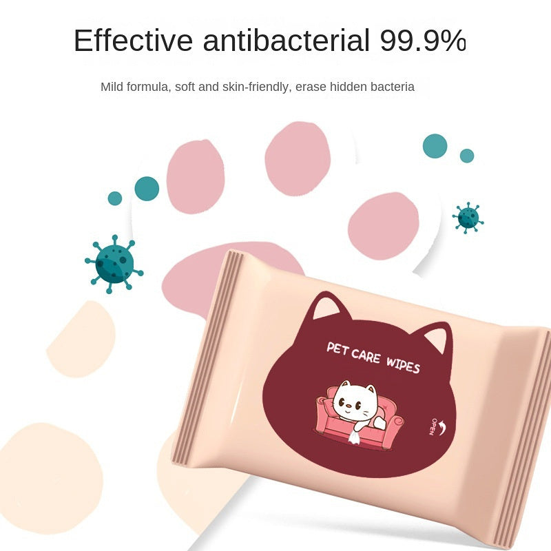 Tears Wipes for Cats & Dogs - Pet Cleaning Tool