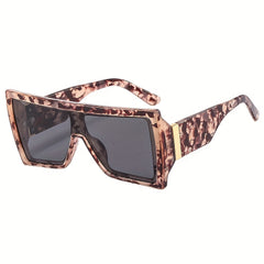 Men's Square Sunglasses Big Frame with Packaging Box