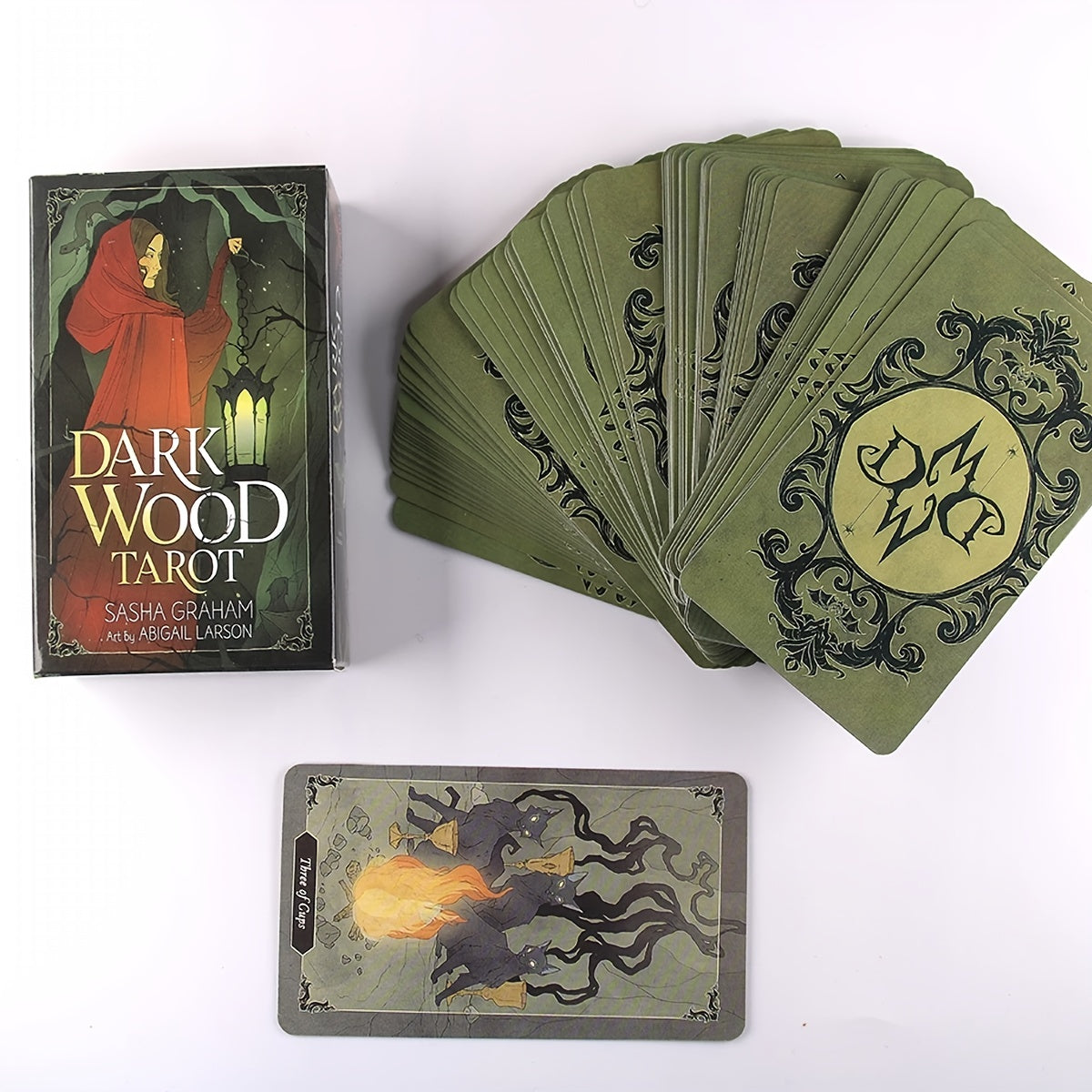 Dark Wood Tarot Classic Table Playing Tarot Fortunetelling Tarot Charm