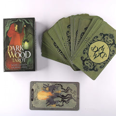 Dark Wood Tarot Classic Table Playing Tarot Fortunetelling Tarot Charm