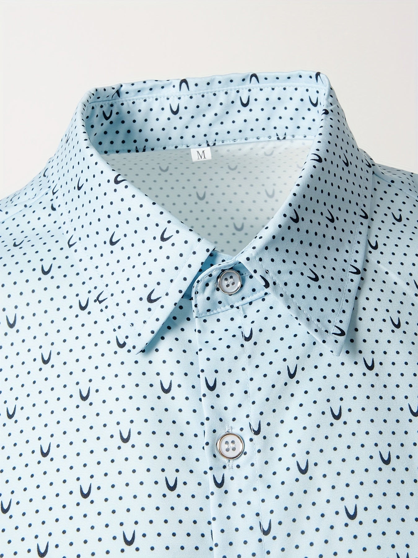 Full Body Print Men's Long Sleeve Shirt For Autumn
