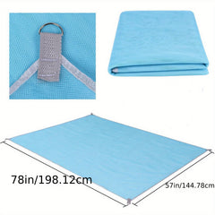 Waterproof Pocket Beach Blanket Portable Mat for Camping Picnic
