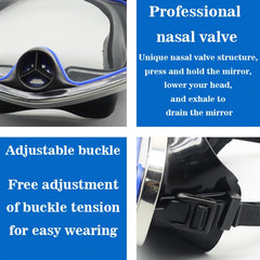 Adult Diving Mask Swimming Goggles Anti fog Snorkeling Equipment