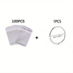 50pcs Ziplock Bags 5D DIY Rhinestones Painting Tools Self Adhesive Bags