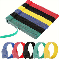 10Pcs Cable Straps Keep Desk Tidy