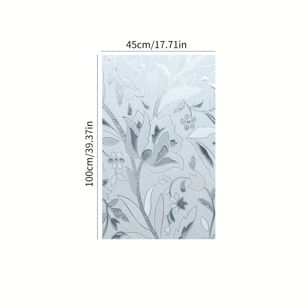 Tulip Glass Window Sticker Privacy Film Frosted Vinyl Covering