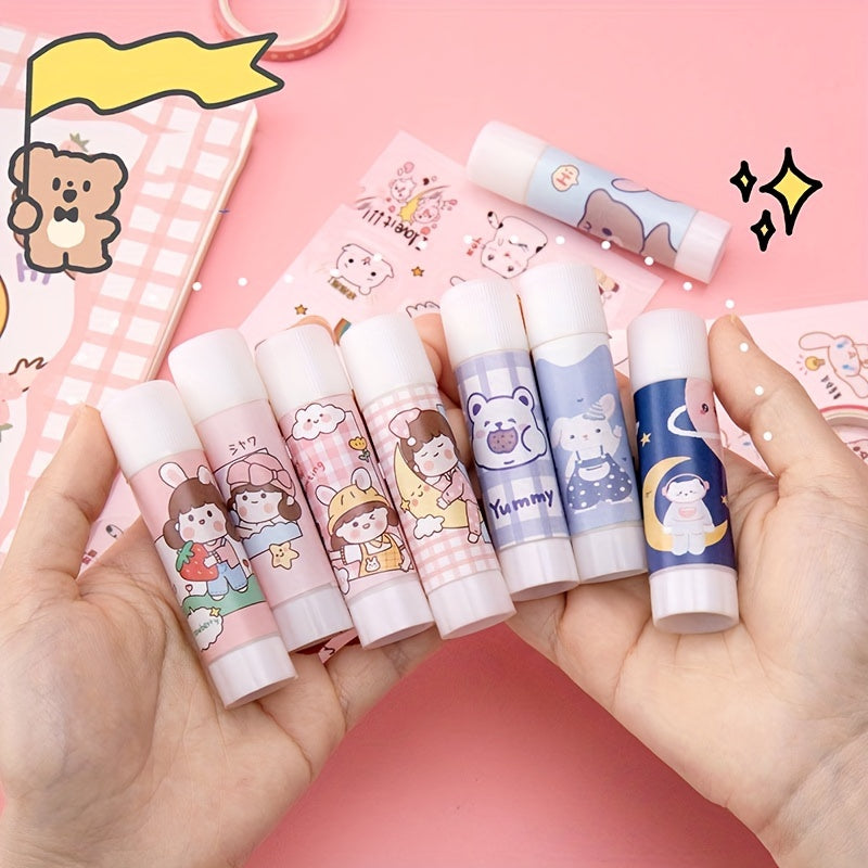 2pcs Cartoon Solid Glue Sticks High Viscosity
