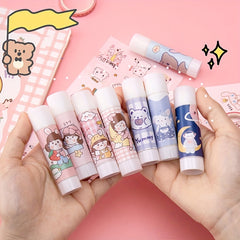 2pcs Cartoon Solid Glue Sticks High Viscosity