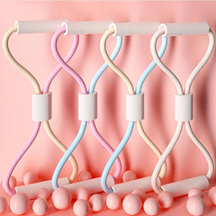 8-Word Resistance Chest Expander Elastic Tension Bands for Workout