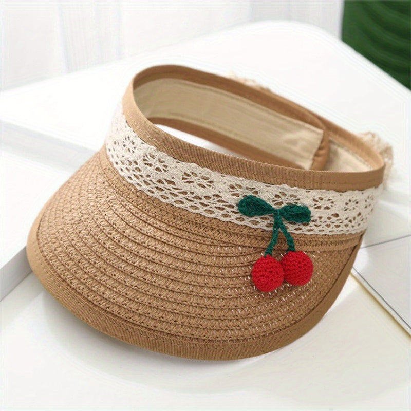 Kids Straw Sun Hat Summer Protection Cap