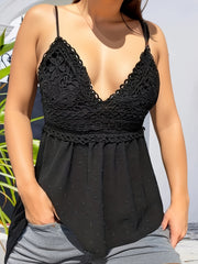 Sexy Tie Back Sleeveless Cami Top for Summer Women