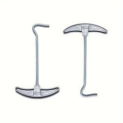 Tent Peg Extractor Ground Hook Remover Comfort Grip Camping Outdoors