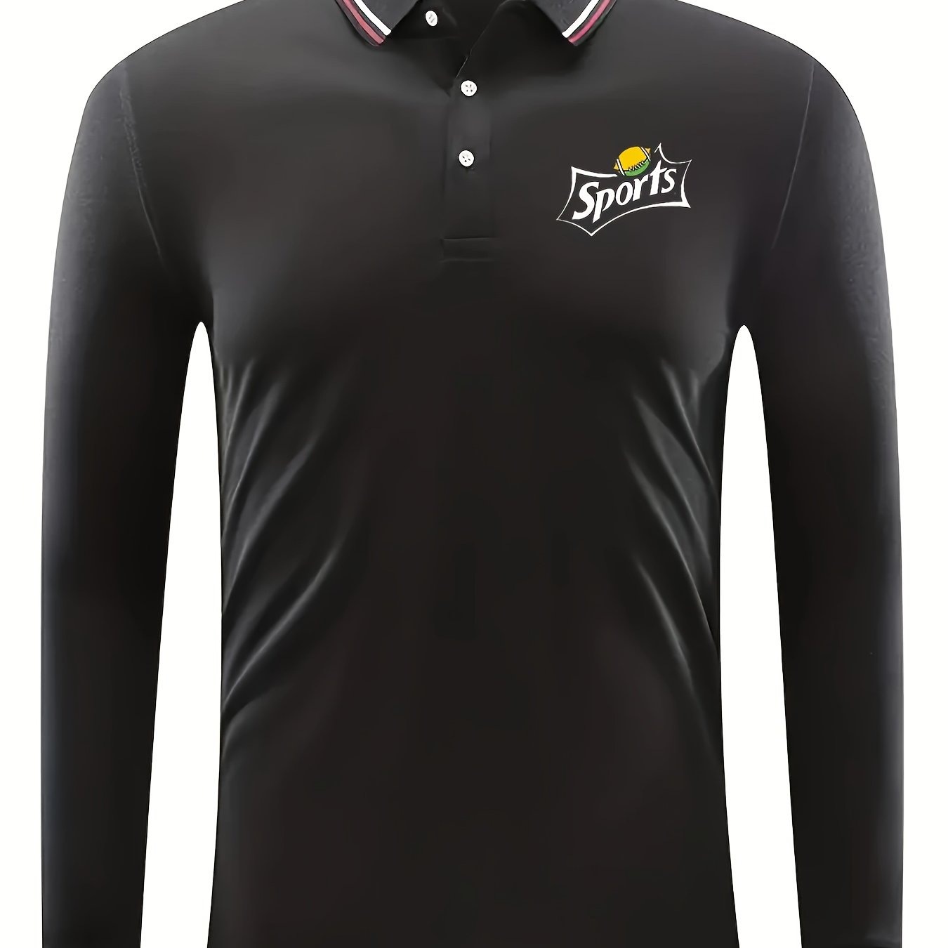 Men's Sports Pattern Long Sleeve Shirt