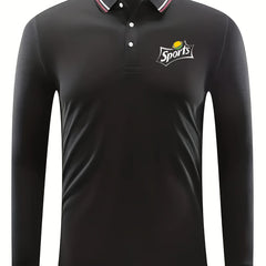 Men's Sports Pattern Long Sleeve Shirt