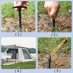 8pcs 14 48 Cm Nylon Ceiling And Ground Nails Lightweight Outdoor Ground Nails