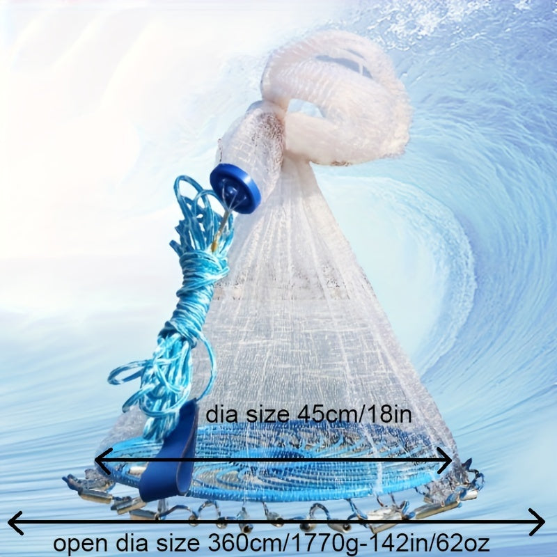 Hand Throwing Fishing Net for Sea Creek River Freshwater
